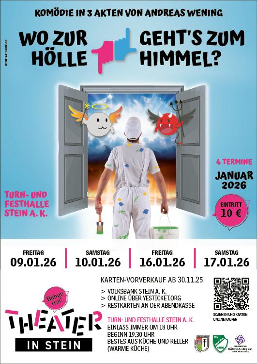 Plakat zur Produktion Wo zur Hölle geht’s zum Himmel?